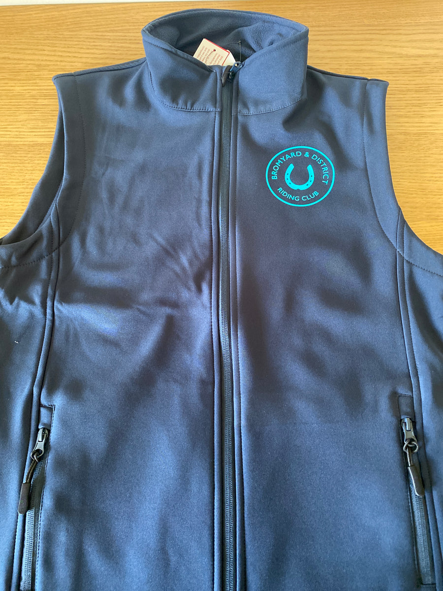 Bromyard Riding Club Softshell Gilet Hardy Equestrian