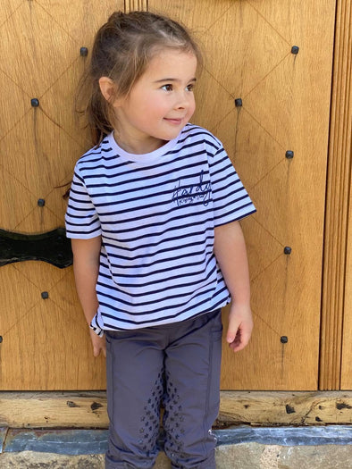 Hardy Equestrian Children's Striped T-shirt 2