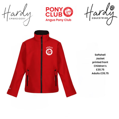 Angus Pony Club Softshell Jacket