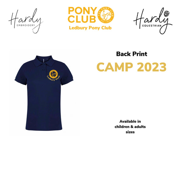 Ledbury Hunt Pony Club Camp Polo Shirts 2023