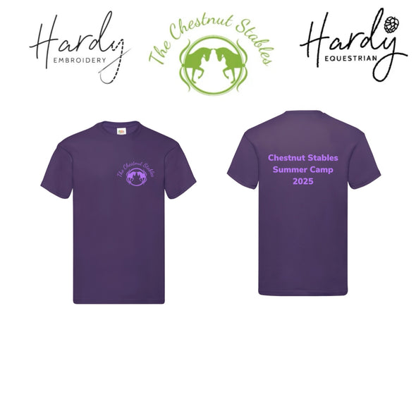The Chestnut Stables Camp T-shirts 2025