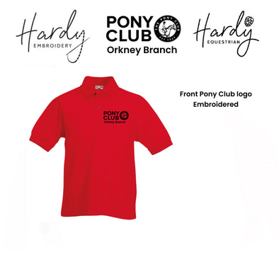 Orkney Branch Pony Club Short Sleeved Polo Shirt