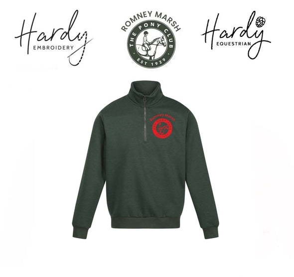 Romney Marsh Pony Club  1/4 Zip Sweatshirt