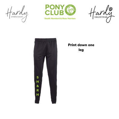 South Hereford And Ross Harriers Pony Club Tracksuit Bottoms