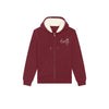 Hardy Equestrian Women's Zip Cosy Hoodie Burgundy 2