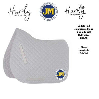John Masefield High School GP Saddle Pad