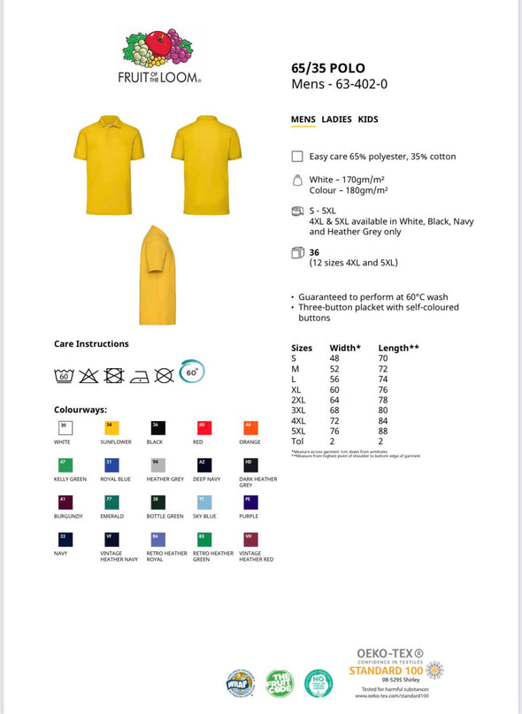Angus Pony Club Short Sleeved Polo Shirt4