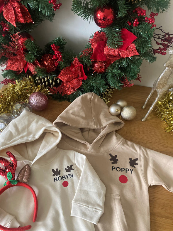 Children's Personalised Rudolph Christmas Hoodie 5