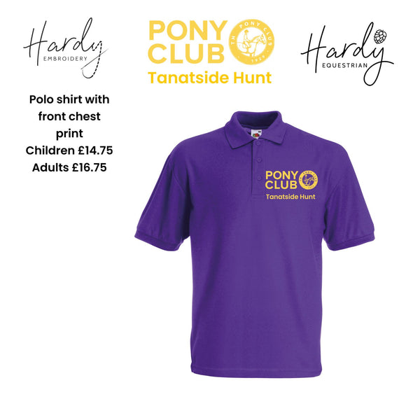 Tanatside Hunt Pony Club Polo Shirt