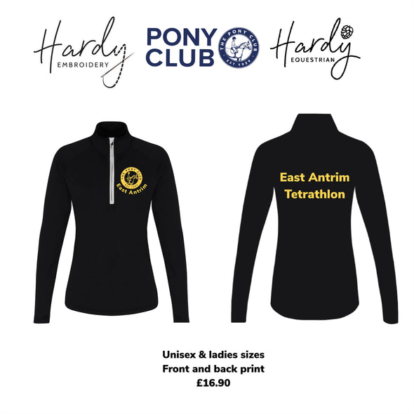 East Antrim Pony Club 1/4 Zip Tetrathlon Top