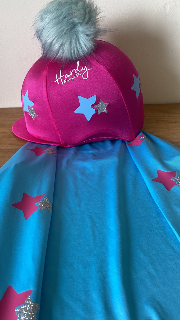 Women’s Personalised Big Star Little Star Cross Country Base Layer And Hat Cover