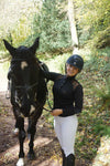 Hardy Equestrian Women's Black Lace Show Shirt 2