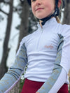 Hardy Equestrian Children's Rising Star 1/4 Zip White Base Layer 2