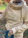 Hardy Equestrian Women's Cowl Neck Nude Hoodie 3
