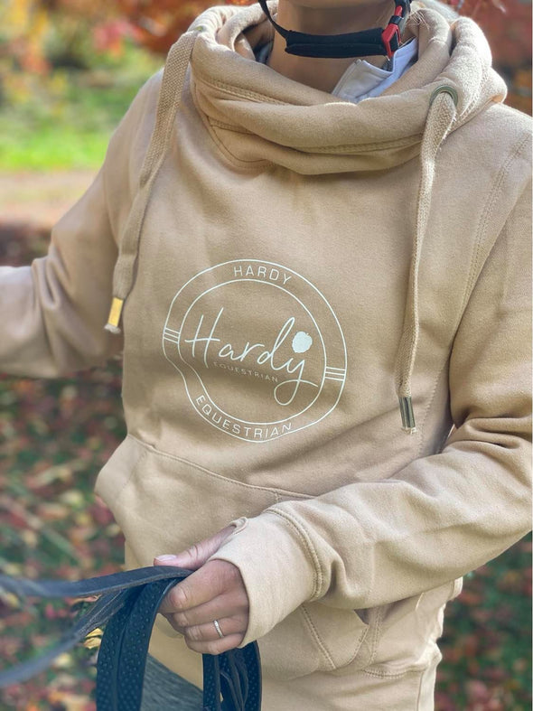 Hardy Equestrian Women's Cowl Neck Nude Hoodie 3