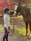Hardy Equestrian Women's White Zip Base Layer 5