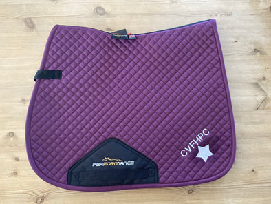 Cotswold Vale Pony Club Plum Saddle Pad 2