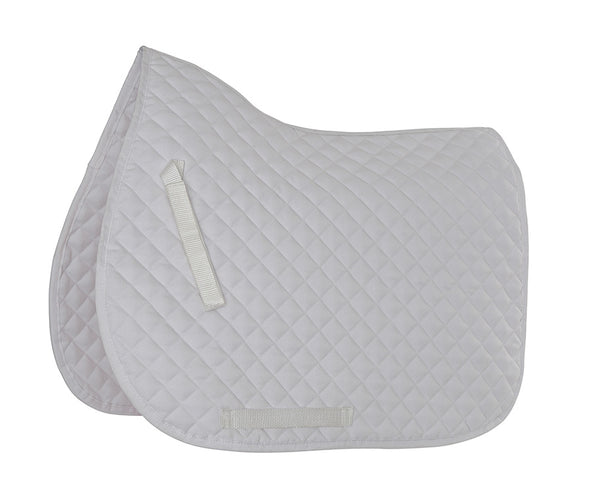 Lucton Equestrian Team White Saddle Pad