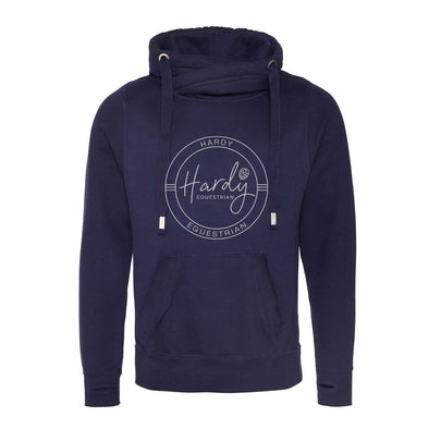 Hardy Equestrian Women's Cowl Neck Navy Hoodie