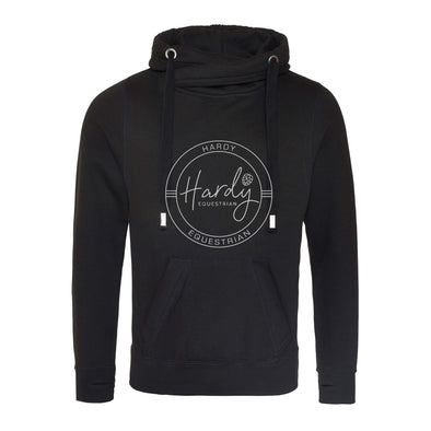 Hardy Equestrian Women's Cowl Neck Black Hoodie