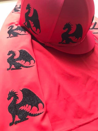 Women’s Personalised Dragon Cross Country Base Layer And Hat Cover