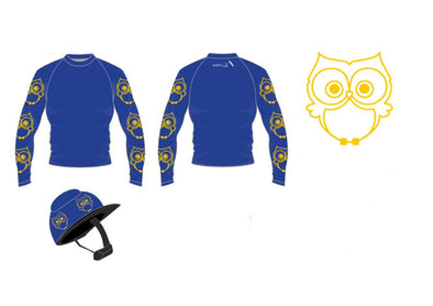 Personalised Owl Cross Country Base Layer And Hat Cover