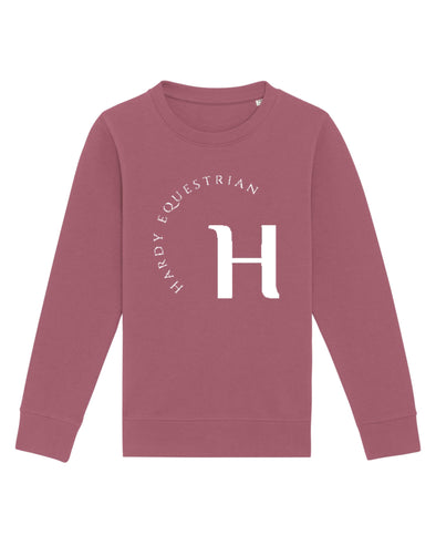 Hardy Equestrian Women's Iconic Crew Neck Sweatshirt Rose