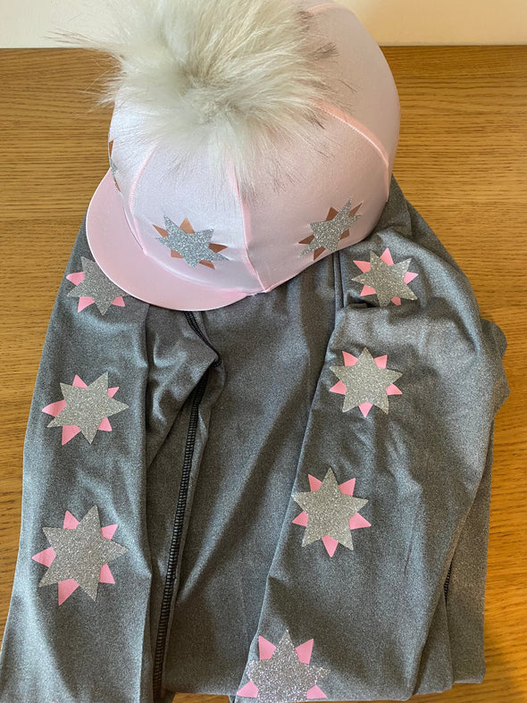 Personalised Double Star Cross Country Base Layer And Hat Cover