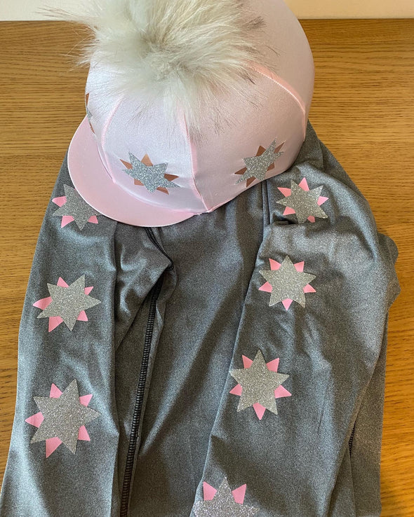 Personalised Double Star Cross Country Base Layer And Hat Cover 2