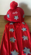 Women’s Personalised Double Star Cross Country Base Layer And Hat Cover 6