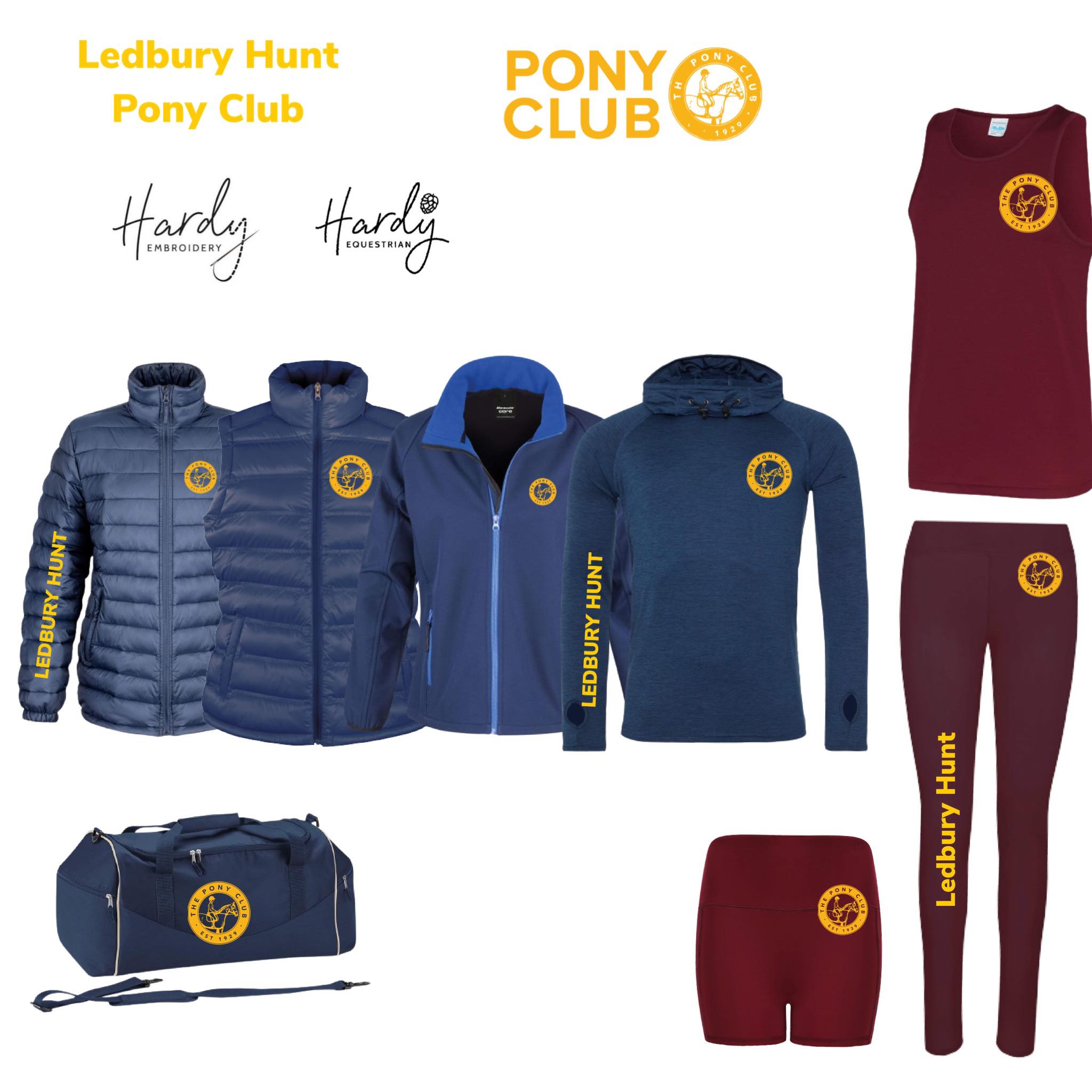 Ledbury Hunt Pony Club Padded Gilet – Hardy Equestrian