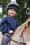 Hardy Equestrian Children's Rising Star Navy Sweatshirt  1