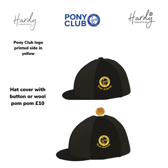 East Antrim Pony Club Black Hat Silk