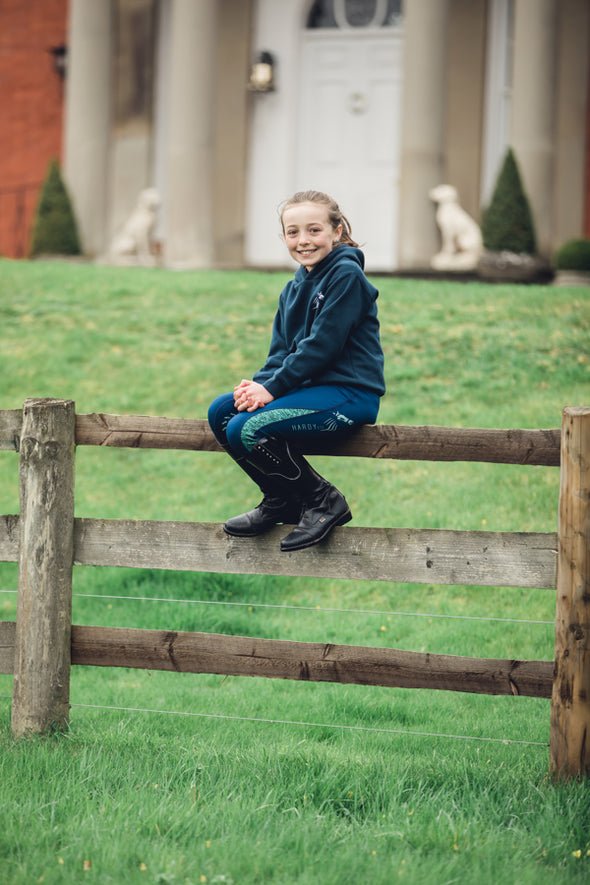 Hardy Equestrian Children's Navy Marlbrook Hoodie 2