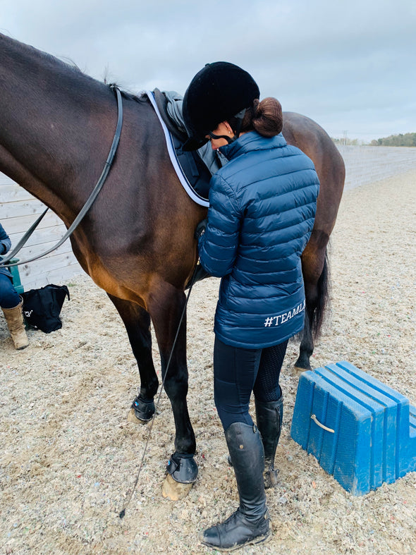 Linlithgow & Stirlingshire Pony Club Ladies Fitted Padded Jacket 2
