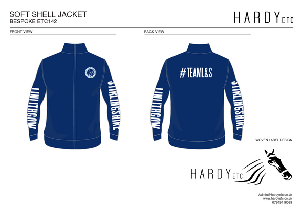 Linlithgow & Stirlingshire Pony Club Adult's Unisex Softshell Jacket