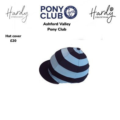 Ashford Valley Pony Club Hat Cover