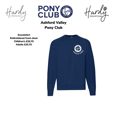 Ashford Valley Pony Club Sweatshirt 
