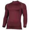 Childrens Rhino Long Sleeved Base Layer Top Maroon 