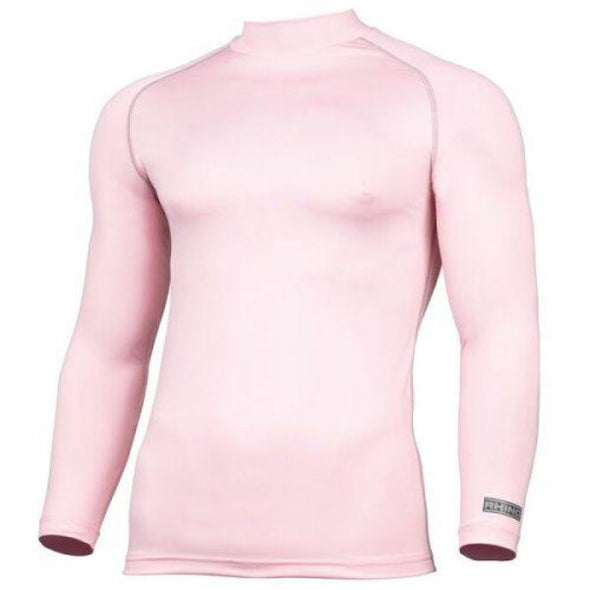 Childrens Rhino Long Sleeved Base Layer Top Pink