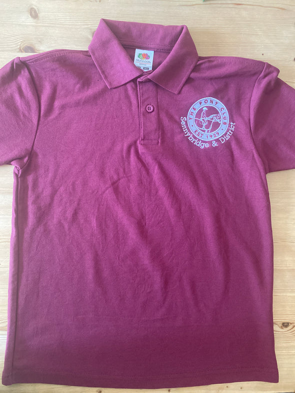 Sennybridge Pony Club Short Sleeved Polo Shirt 2