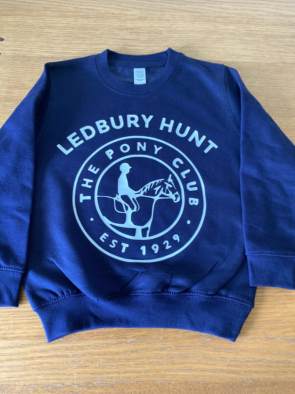 Ledbury Hunt Pony Club Navy Sweatshirt