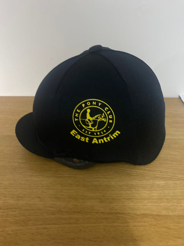 East Antrim Pony Club Black Hat Silk 2