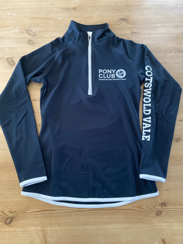 Cotswold Vale Pony Club 1/4 Zip Top 2