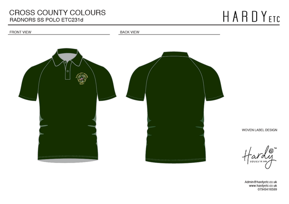Radnor And West Hereford Pony Club Short Sleeved Polo Shirt
