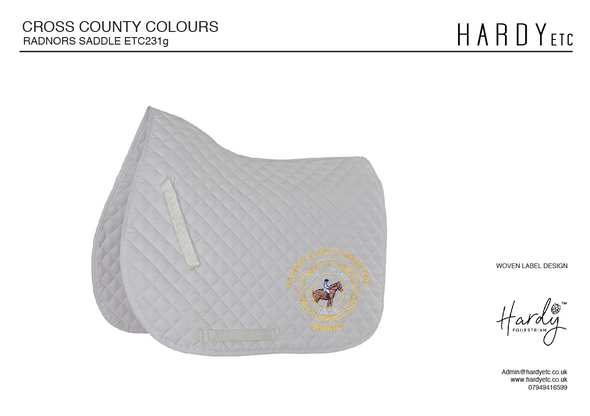 Radnor And West Hereford Pony Club Saddle Pad