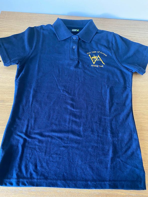 The Vale Of Arrow Riding Club Short Sleeved Polo Shirt